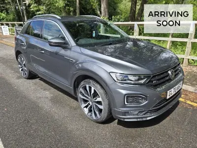 Used VW T-Roc R-line 150 HP (110 kW) 2020 Grey SUV