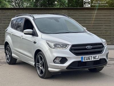 Used Ford Kuga ST-Line 150 HP (110 kW) 2017 Silver SUV