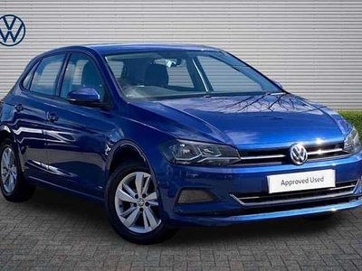 Used VW Polo SE 95 HP (69 kW) 2019 Blue Hatchback