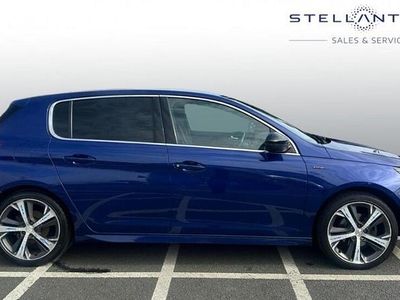 Used Peugeot 308 GT-line 129 HP (94 kW) 2016 Blue Hatchback