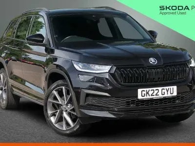Used Skoda Kodiaq SportLine 150 HP (110 kW) 2022 Black SUV