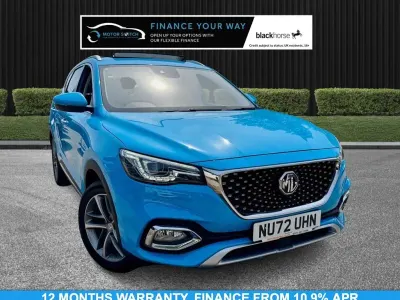 Begagnad MG HS Exclusive 162 HK (119 kW) 2023 Blå SUV