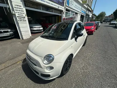 Used Fiat 500 S 69 HP (50 kW) 2015 White Hatchback