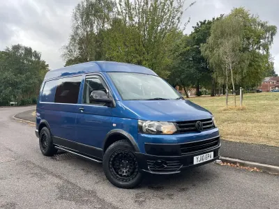 Used VW T5 180 HP (132 kW) 2010 Blue Van