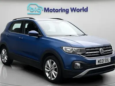 Used VW T-Cross SE 110 HP (80 kW) 2021 Blue SUV