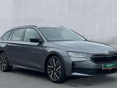 Used Skoda Octavia SportLine 150 HP (110 kW) 2025 Metallic  graphite grey Estate