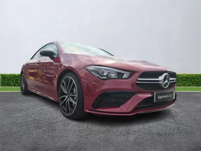 Käytetty Mercedes CLA35 AMG Premium 2021 Punainen Coupe - kaksiovinen