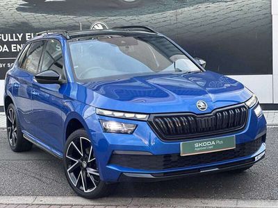 Usado Skoda Kamiq Monte Carlo 109 HP (80 kW) 2021 Azul SUV