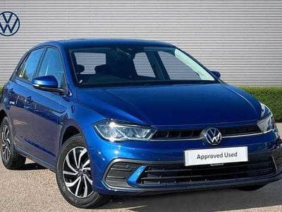 Used VW Polo Life 95 HP (69 kW) 2023 Reef blue metallic Hatchback