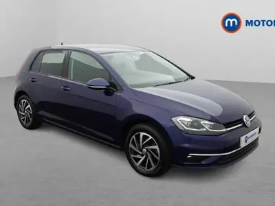 Used VW Golf VII Edition 150 HP (110 kW) 2020 Blue Hatchback