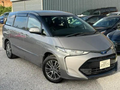 Used Toyota Estima Hybrid 2017 Grey MPV