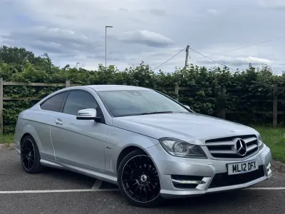 Used Mercedes C180 AMG 2012 Silver Coupe