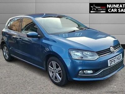 Used VW Polo Edition 90 HP (66 kW) 2017 Blue Hatchback