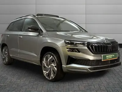 Used Skoda Karoq SportLine 150 HP (110 kW) 2024 Graphite grey metallic SUV