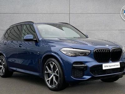 Blue Used 2022 BMW X5 M Sport SUV | £43,690 (Good price)