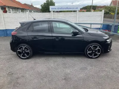 Used Vauxhall Corsa SRi 130 HP (95 kW) 2021 Black Hatchback