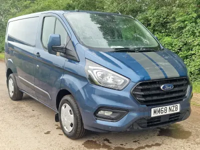 Used Ford Transit Custom Trend 130 HP (95 kW) 2018 Blue Van