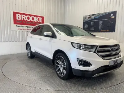 Käytetty Ford Edge Titanium 180 HP (132 kW) 2018 Valkoinen Katumaasturi