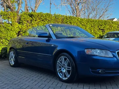 Used Audi A4 Cabriolet Design 163 HP (119 kW) 2007 Blue Cabriolet