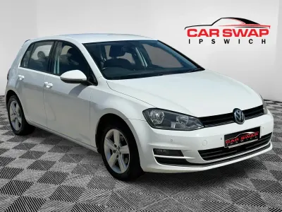 Used VW Golf VII Match 105 HP (77 kW) 2015 White Hatchback