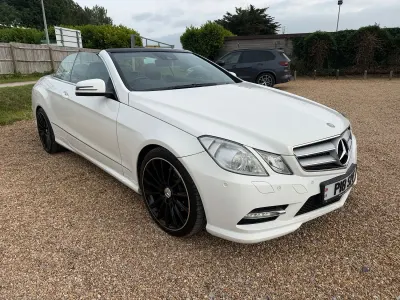 Used Mercedes E350 2013 White Cabriolet