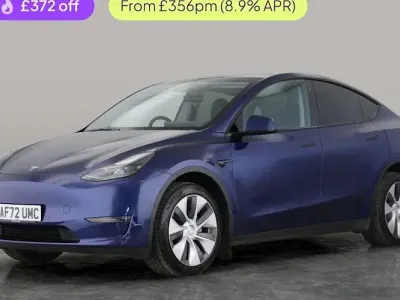 Used Tesla Model Y Long Range AWD 378 kW (514 HP) 2022 Blue SUV