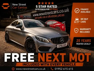 Used Mercedes C220 AMG Line Premium 2016 Grey Coupe