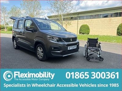 used Peugeot Rifter Wheelchair Accessible Vehicle SF70KFR BLUEHDI S/S ALLURE