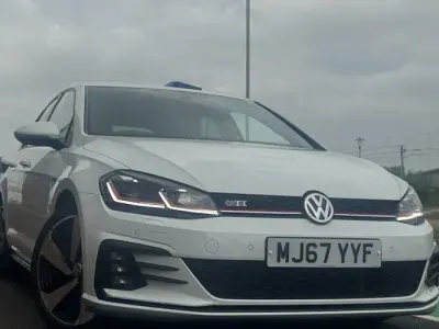 Used VW Golf VII GTI 230 HP (169 kW) 2017 White Hatchback
