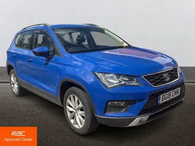 Used Seat Ateca Ecomotive 115 HP (84 kW) 2018 Blue SUV