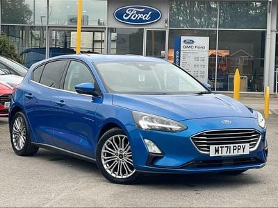 Blue Used 2022 Ford Focus Titanium X Hatchback | £10,780 (Good price)