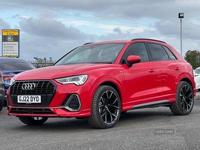 Red Used 2022 Audi Q3 S-Line SUV | £27,495 (Fair price)