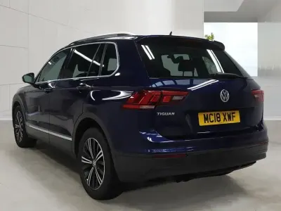Używany VW Tiguan SE 150 KM (110 kW) 2018 Niebieski SUV