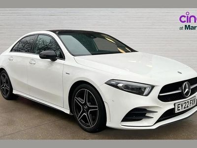 White Used 2022 Mercedes A200 AMG Line Premium Plus Sedan | £23,290 (A bit pricey)
