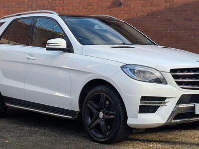 White Used 2015 Mercedes ML250 AMG line SUV | £12,500 (Fair price)