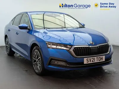 Used Skoda Octavia SE L First Edition 150 HP (110 kW) 2021 Blue Hatchback