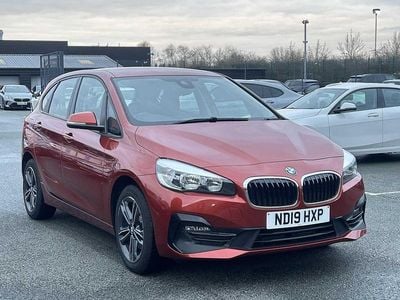 Used BMW 218 Active Tourer Sport Line 138 HP (101 kW) 2019 Orange MPV