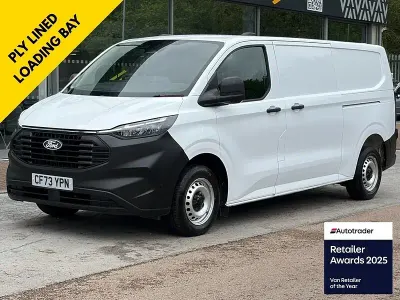 Used Ford Transit Custom 110 HP (80 kW) 2023 Frozen white (solid colour)