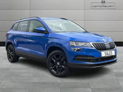 Used Skoda Karoq SE Technology 150 HP (110 kW) 2019 Blue SUV