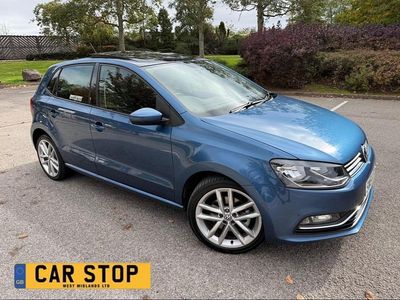 Blue Used 2014 VW Polo SEL Hatchback | £5,490 (Fair price)