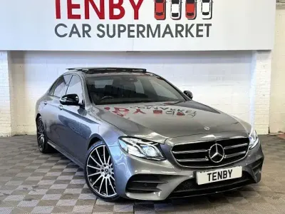 Used Mercedes E300 AMG line 245 HP (180 kW) 2020 Grey Sedan