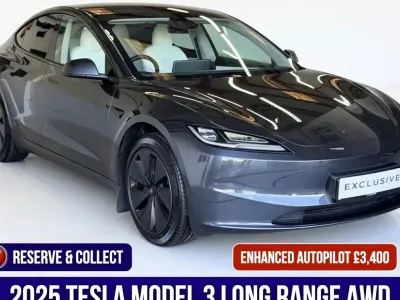 Used Tesla Model 3 Long Range AWD 11 kW (15 HP) 2025 Sedan