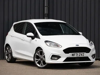 Used Ford Fiesta ST-Line X 125 HP (91 kW) 2021 White Hatchback