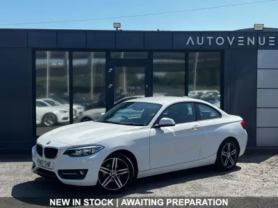 Used BMW 218 Sport Line 2017 White Coupe