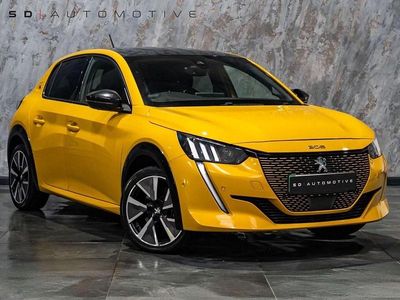 Used Peugeot e-208 GTi 100 kW (136 HP) 2021 Yellow Hatchback