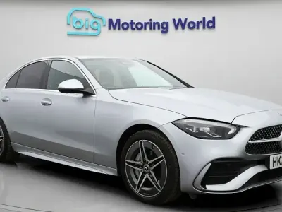 Used Mercedes C300e AMG line 313 HP (230 kW) 2023 Silver Sedan