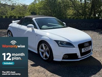 Begagnad Audi TT Roadster S-Line 160 HK (117 kW) 2011 Vit Cab