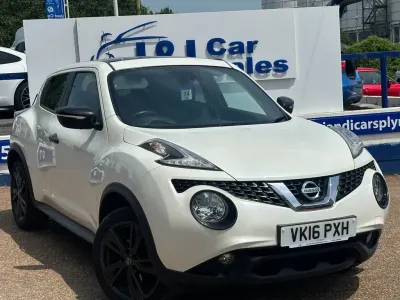 Used Nissan Juke N-Connecta 115 HP (84 kW) 2016 White SUV