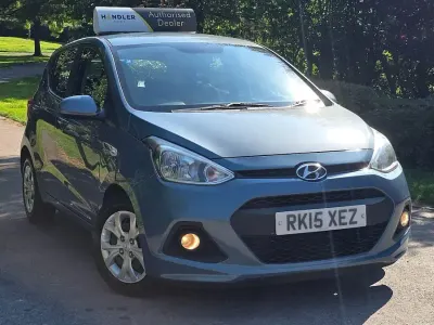 Used Hyundai i10 SE 87 HP (63 kW) 2015 Blue Hatchback