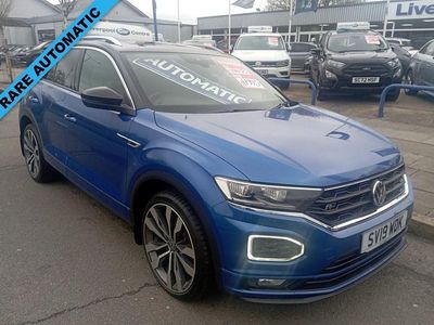 Used VW T-Roc R-line 150 HP (110 kW) 2019 Blue SUV